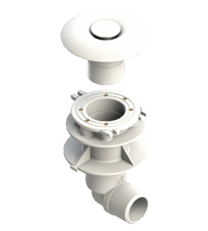 MASSAGE SYSTEM WATER | AIR Ø 32 CHAMPAGNE EFFECT MEDIUM series